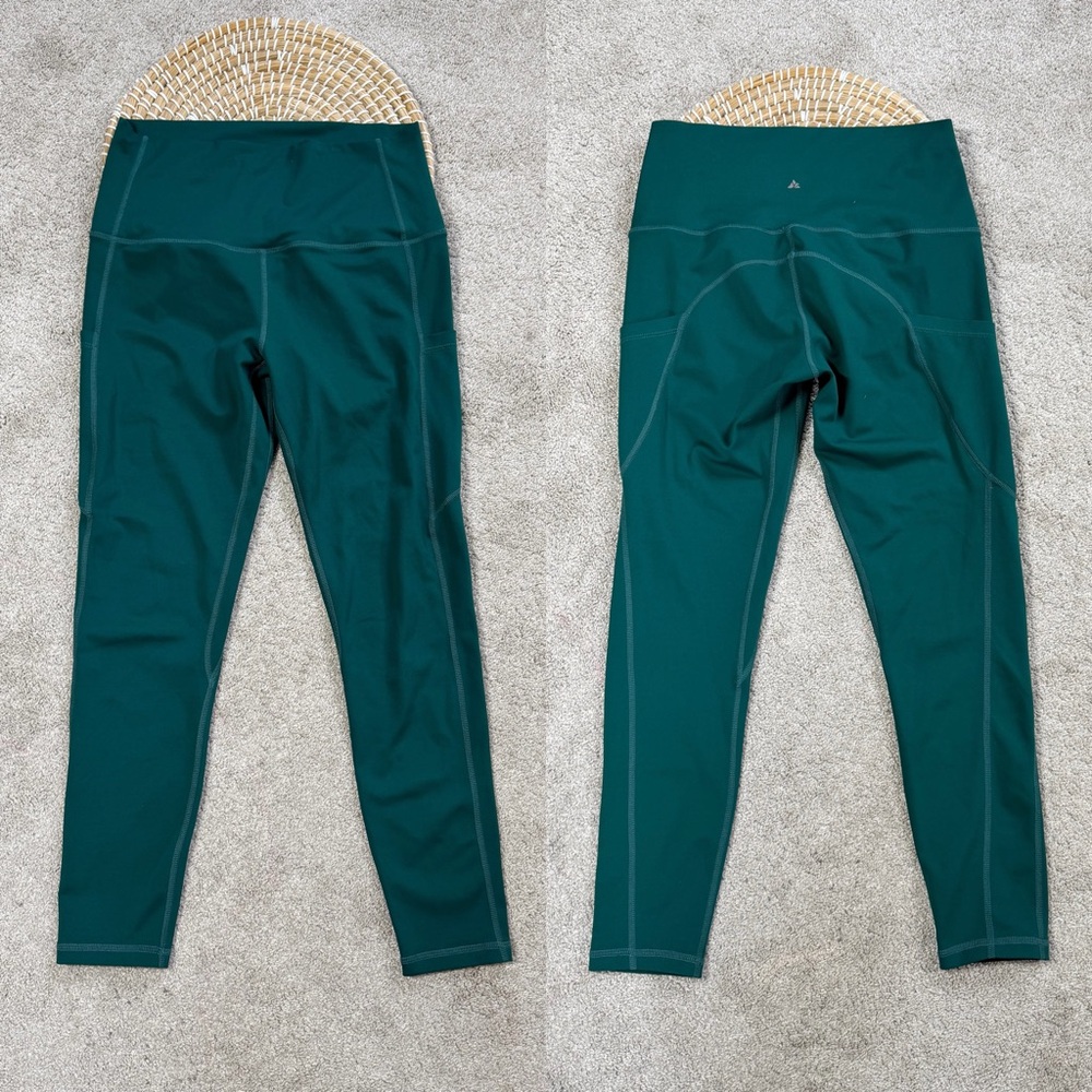 Fox & Robin Women’s High Waisted Legging High Impact Activewear in Green XL